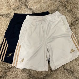 Adidas David Beckham soccer shorts (two pairs)